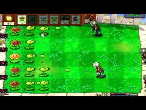 Pvz First Level Steam Community :: Video :: Plants Vs. Zombies - Level 1-9