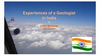 Experiences of a Geologist in India by Dr John Bristow