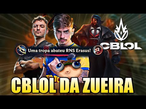 ERASUS SOLADO PELO DRAGÃO E INTZ DE FÉRIAS - CBLOL DA ZUEIRA