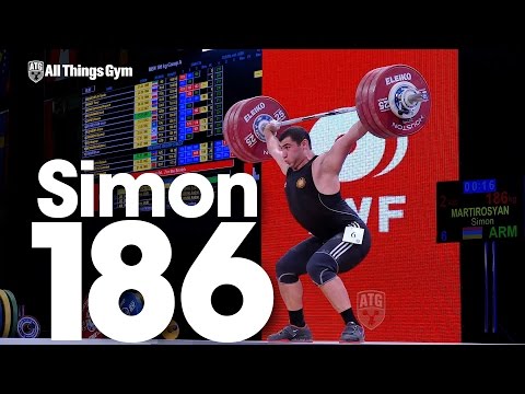 Simon Martirosyan (18, 105kg) 186kg Snatch 2015 World Weightlifting Championships
