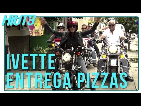 Ivette entrega pizzas en la motocicleta (Reto de @ivette_hdez)