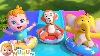 The Bear Went Over The Mountain | Nursery Rhymes &amp; Kids Songs | NuNu Tv