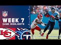 Chiefs vs. Titans Week 7 Highlights | NFL 2021