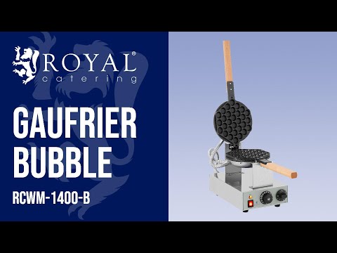 Vidéo - Gaufrier Bubble - 1.415 W