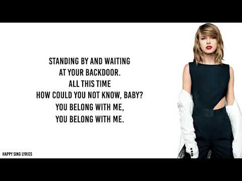 YOU BELONG WITH ME - TAYLOR SWIFT (Lyrics)