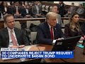 Trump faces 'insurmountable difficulties' in securing bond in civil fraud case