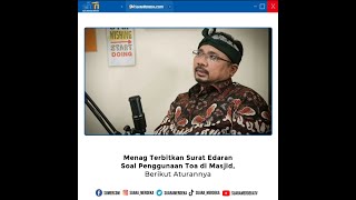 Download lagu Menag Terbitkan Surat Edaran Soal Penggunaan Toa di Masjid, Berikut Aturannya mp3