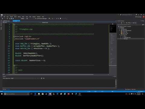 OpenGL Programming Guide Chapter 1 Triangles