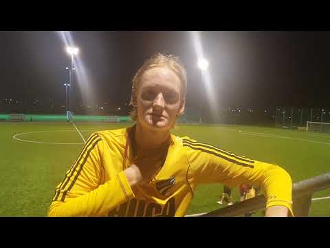 Backen Filip Åberg efter segern med 5-2 mot Åby IF.