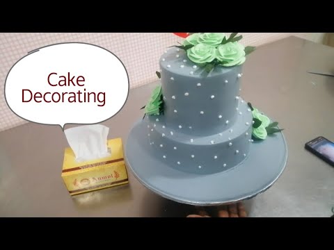 Cake Decorating Tutorial | Two Tier Cake Making