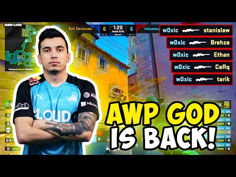 The LEGENDARY TURKISH AWP GOD IS BACK! | w0xic returns to CS:GO