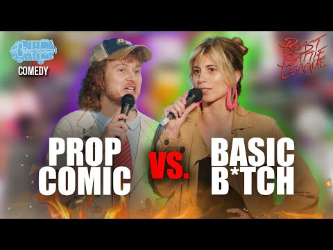 Prop Comic vs. Basic B*tch - Roast Battle Comedy - Casey Rocket vs. Kiki Andersen