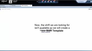 Kronos Scheduling - Schedule Templates