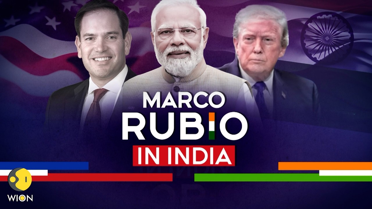 US Secretary of State Marco Rubio Arrives in India for First Official Visit | WION