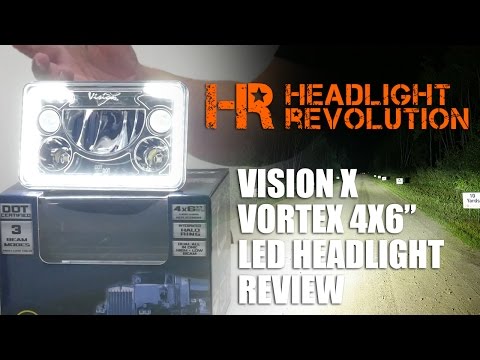 Vision X Vortex 4x6" LED Headlight Review | Headlight Revolution