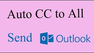 Auto CC to all send email Outlook