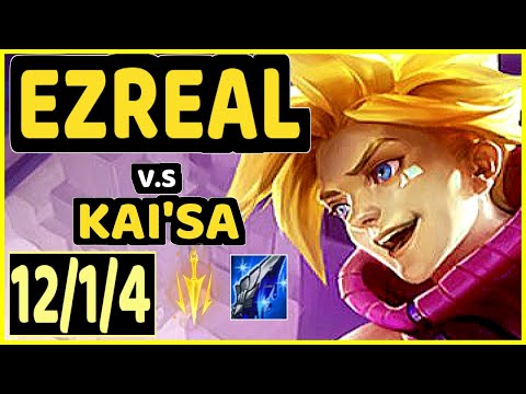 HOLYPHOENIX (EZREAL) vs KAI'SA - PENTAKILL 12/1/4 KDA BOTTOM ADC CHALLENGER GAMEPLAY - EUW