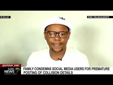 Moeketsi Molelekoa’s family condemns social media users for premature posting of collision details