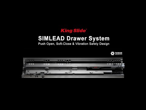 SIMLEAD Safety Drawer System with Push Open, Soft-Closing and VSD