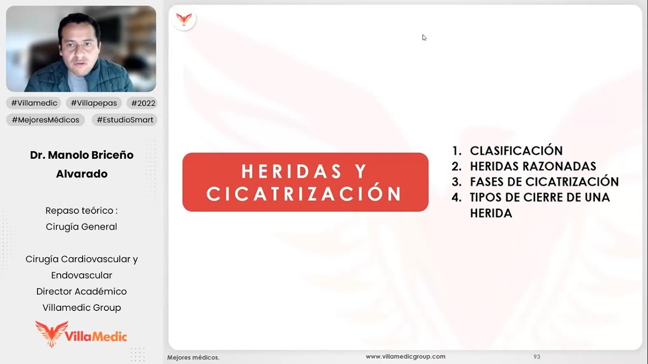 HERIDAS Y CICATRIZACIÓN - CIRUGÍA GENERAL - VILLAMEDIC