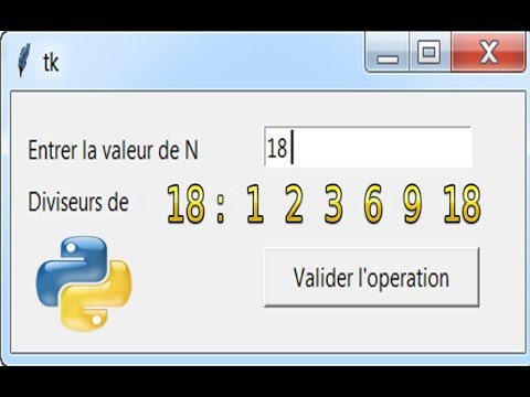 Exercice Python Application Graphique Avec Tkinter