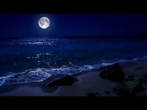 Fall Asleep On A Full Moon Night With Calming Wave Sounds - 9 Hours of Deep Sleeping on Mareta Beach