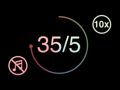 35/5 - Pomodoro - 35 minute timer with 5 minute breaks - Dark Pastel