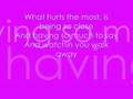What Hurts The Most - Cascada (With Lyrics ...