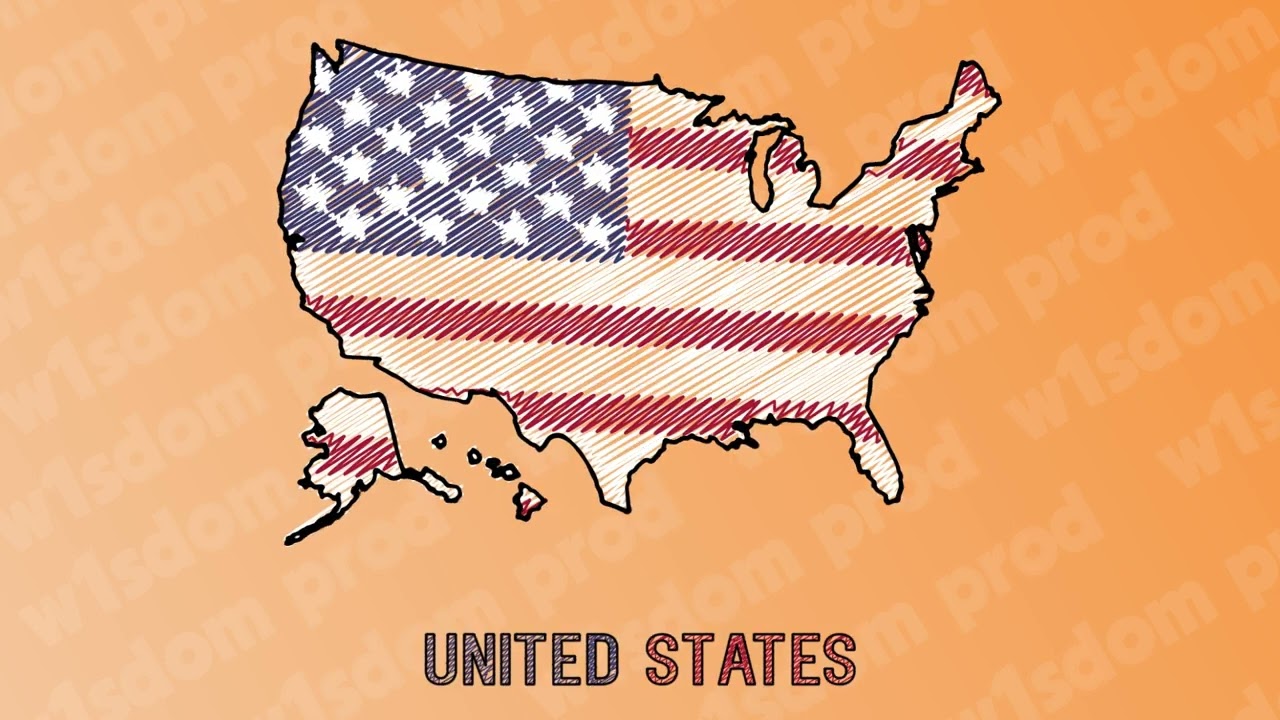 Hand-Drawn United States Map Animation