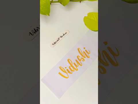 Vidushi name request #shorts #trending #youtube #funny #viral #youtubeshorts #ytshorts #calligraphy