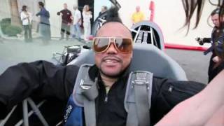 Black Eyed Peas Apl.de.ap Flies with Sky Combat Ace