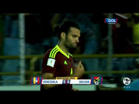 Venezuela 5 - 0 Bolivia - Eliminatorias Sudamericana fecha 11