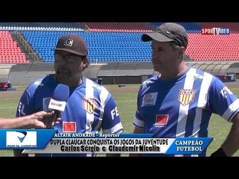 DUPLA CLAUCAR - CAMPEÕES DOS JOGOS DA JUVENTUDE