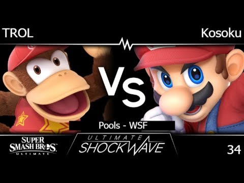 USW 34 - 0^f | TROL (Diddy) vs eLH | Kosoku (Mario) Pools - WSF - SSBU
