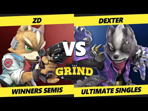 The Grind 182 Winners Semis - ZD (Fox, Wolf) Vs. Dexter (Wolf, Roy) Smash Ultimate - SSBU
