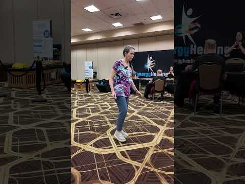 Tricia D. gait test before LiveO2 session