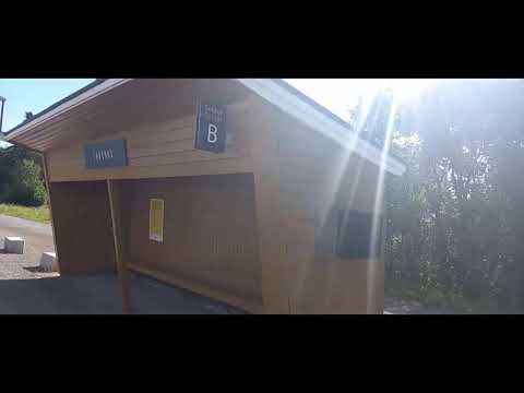 Estación de Langhus en Noruega