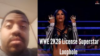 WWE 2K26 License Superstar Loophole