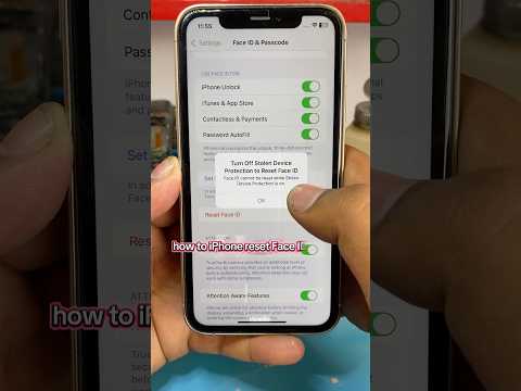 How to Turn Off Stolen DeviceProtection to Reset Face ID 👍