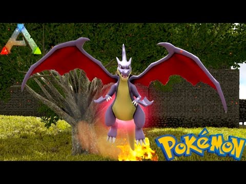 TAMING SHINY MEGA CHARIZARD Y!! KRAYMON & POKEMON EVOLVED (Ark Modded Gameplay)