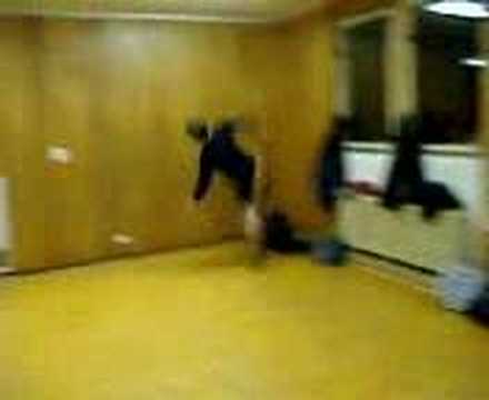 Guy runs into wall