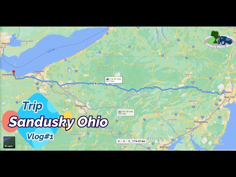 Trip to Sandusky Ohio Vlog#1 | Travel from Wayne NJ to Hampton Inn Sandusky/Milan