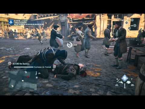 Assassin's Creed Unity - A La Lanterine (Paris Stories) Defend Duchesse de Freiet:Mission Sequence