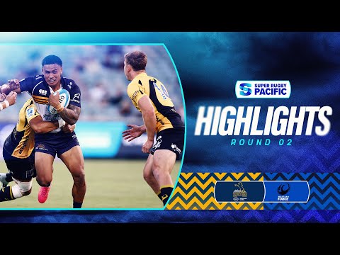 HIGHLIGHTS | BRUMBIES v FORCE | Super Rugby Pacific 2025 | Round 2