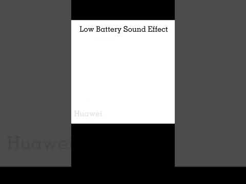 Low Battery Sound Effect