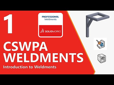 CSWPA WELDMENTS SOLIDWORKS TUTORIAL EP #1 | Ultimate Weldment Design Series