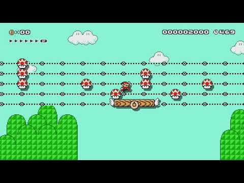 Adventureland 1-4 by Jay Dow ~ WORLD RECORD! - SUPER MARIO MAKER - NO COMMENTARY 1bj