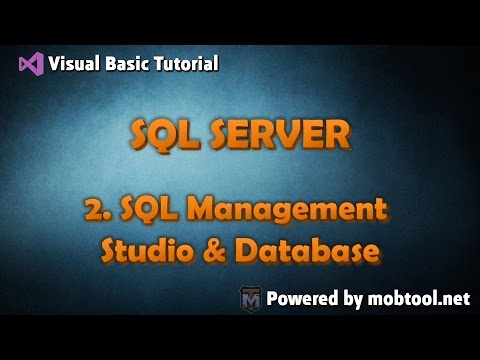 Visual Basic Database 2 Sql Management Studio Database