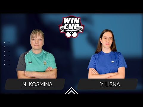 09:00 Natalia Kosmina - Yaroslava Lisna 21.07.2025 WINCUP Women Professional. TABLE 1