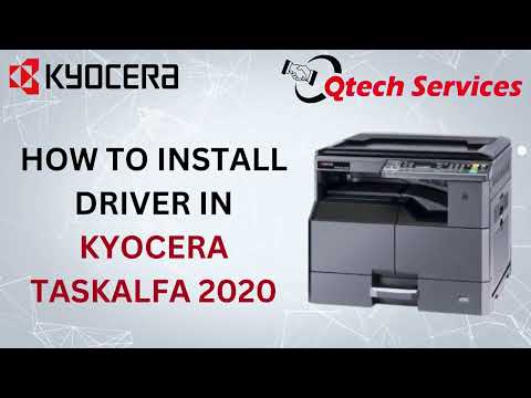 Driver install in kyocera taskalfa 2020 / Kyocera driver install tamil / Kyocera 2020 / #printer